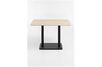 Coco Maison Brest bistrotafel Travertine 120x75cm Zwart 